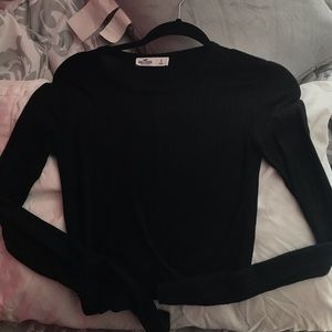 long sleeve crop top